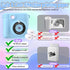 Kids Camera Instant Print, Christmas Birthday Gifts for Ages 3-12, Selfie Digital Camera with 1080P Videos, Blue