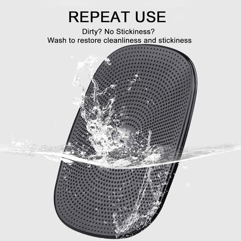 Anti-Slip Pad for Car Dashboard, Extra Strong Non-Slip Magic Sticky Gripping Mat, Washable PU Gel for GPS, Phones,