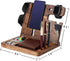 awofer Ebony Wood Phone Docking Station, Nightstand with Key Holder, Wallet Stand, Watch Organizer for Gifts