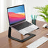 GleYo 10-16" Laptop Stand for Desk Portable Computer Riser Metal Notebook Holder Printer Stand Office Desk Accessories