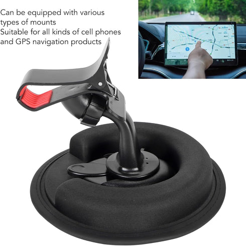 Bean Bag Phone Holder, Universal GPS Holder for Car Dashboard, Friction Mount for All Smartphone GPS