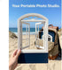 BPiYHUM 3 (1PCS-A) Creative Window Props, Foldable Portable Creative Window Frame Photography Props, Reusable