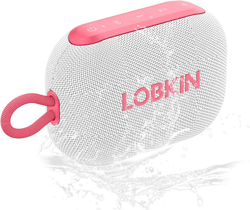 LOBKIN Portable Bluetooth Speaker,IP67 Waterproof Small Bluetooth Speaker 20H Playtime 10W Loud Sound