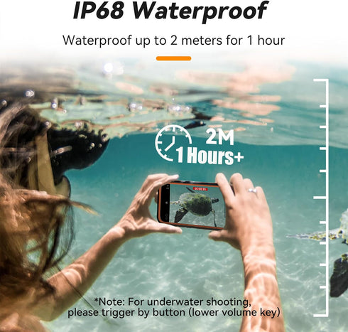 Waterproof Case for iPhone 15 Pro Max, IP68 Built-in Lens Screen Protector, Full Body Magnetic Protective Cover