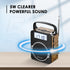 Radio Portable AM FM Digital Clock Radio with Bluetooth, 5 Watts Loud Speaker, Rechargeable, Best Reception for Home