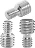3PCS 3/8 inch Male to 1/4 inch Male Threaded Tripod Screw Adapter, Standard Mounting Thread Converter for Camera