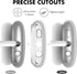 Compatible with AirPod Max Case Cover, Cute Butterfly Cartoon Pattern Design, Clear TPU Skin Anti-Scratch