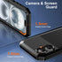 Mangix 17 17 for iPhone Metal Case,Tempered Glass Luxury Aluminum Alloy Protective Military Bumper Heavy Duty Cover