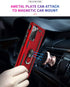 Androgate Galaxy Note 20 Case with HD Screen Protectors, Military-Grade Metal Ring Holder Kickstand, Shockproof Cover