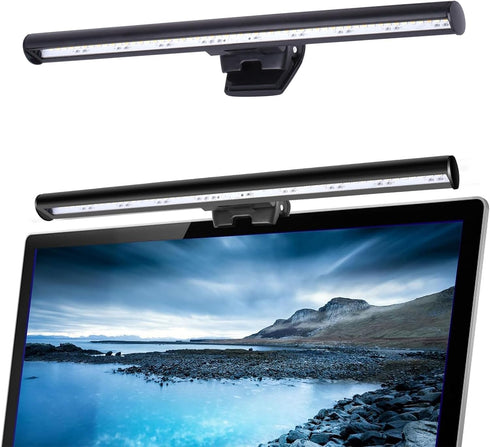 Wodgreat Laptop Monitor Lamp, LED Screen Light Bar, Adjustable Brightness & Color