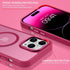 BENTOBEN iPhone 14 Pro Case, Plum Red - Slim Fit, Shockproof, Translucent Matte, Compatible with MagSafe, 6.1" Cover.