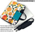 JIPOFD citrus fruit pattern Print Structured Laptop Bag Oxford Cloth Briefcase Padded Shoulder Case with Front Pockets