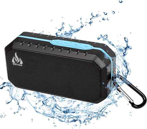 Portable Bluetooth Speaker, IP65 Waterproof Wireless Speaker, Bluetooth 5.0, Built-in Mic, Support Micro SD/TF Card.