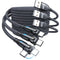 AUFU USB C Cable 6ft (3Pack-6.6ft/6.6ft/6.6ft), 180 Rotation USB to USB C Cable, 3A USB C Fast Charger Cable, USB A to