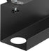 Zhiyo Steel 15.8in Cable Management Under Desk Tray - XL Clamp-On Cord Organizer for Desk, Black Wire Management Tray