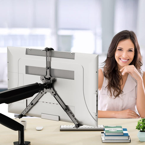 MOUNT PRO VESA Mount Adapter, Universal Non-VESA Monitor Mount for 19 to 32 inch Screens, Holds up to 17.6lbs