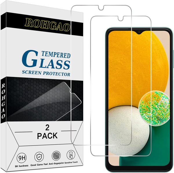 Samsung Galaxy A13 5G Screen Protector 2 Pack - Tempered Glass, Case Friendly, Bubble Free, Anti-Scratch, Easy