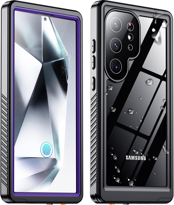 Designed for Samsung Galaxy S24 Ultra Case, Waterproof, Built-in Screen Protector, Full Protection Heavy Duty
