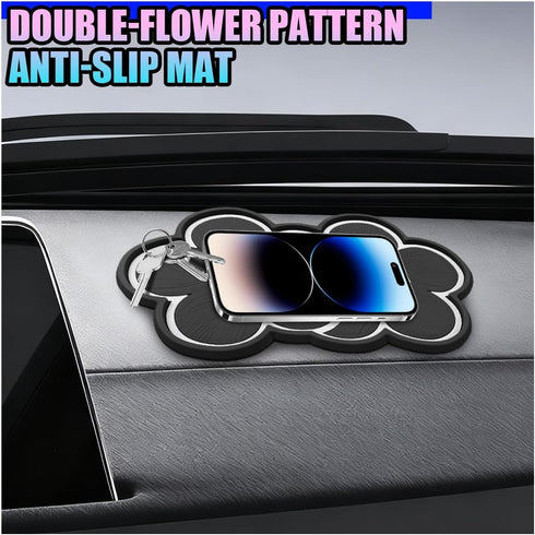 KPFILEH 10.23'' 5.90'' Car Dashboard Non Slip Mat, x PVC Washable Reusable Car Sticky Grip Pad, Multifunctional Vehicle