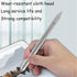Stylus Pens for iPad, Luntak 3 in 1 Ballpoint Pen, Fiber Tip & Clear Disc Capacitive Stylus for Apple Devices (Silver)