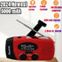 5000mAh Hand Crank Emergency Weather Radio, AM FM NOAA Solar Radio with Led Flashlight and Earphone Jack, Power Bank Charger for Smartphone, Self Powered LED Flashlight with SOS Alarm