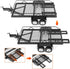1/24 TRX4M SCX24 FCX24 1/18 1/24 GLOBACT RC Trailer with Hook Hitch Metal Flatbed Trailer for Axial FMS RC Crawler