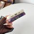 Caseative iPhone 12 Case, Water Ripple Pattern Curly Wave Frame Soft Cover - White