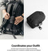 Ringke Mini Pouch, Two Pocket Small Bag for Wireless Ear Buds, Waterproof Keychain Accessories for AirPods Pro
