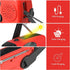 Solar Emergency Hand Crank Weather Radio, Portable NOAA AM/FM Radios with SOS Alarm, Red