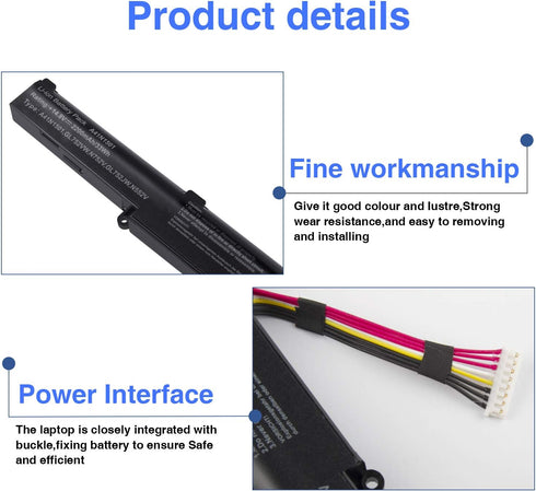 Fancy Buying GL752V Laptop Battery for ASUS A41N1501 - Compatible with GL752, GL752V, GL752VW, G752VW, N552VX