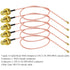 5PCS RG178 12 inch(30cm) MHF1 TUOLNK SMA Female to IPX U.FL Coaxial Cable, SMA UFL Low Loss Jumper Extension Cable