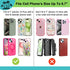 Phone Holder Compatible with Bogg Bag Accessories, ABS Hard Plastic Insert for Bogg Bag Phone Holder - Orange