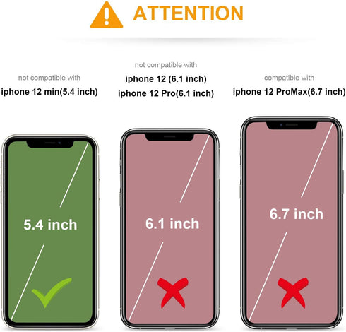 KIHUWEY iPhone 12 Mini Case Wallet, Premium Leather with Credit Card Holder, Magnetic Clasp, Heavy Duty Cover