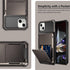 Vofolen 13 4-Card 13 6.1 Case for iPhone Case Wallet Holder ID Slot Flip Door Hidden Pocket Anti-Scratch Dual Layer