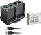Kastar 1-Pack Battery and Quadruple Charger for Kodak LB-050 LB-052, Compatible with PixPro Cameras