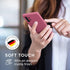 kwmobile Soft Slim Protective TPU Case Compatible with Samsung Galaxy A13 4G - Dark Rose