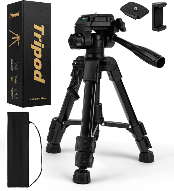 Artisorama 25'' Mini Tripod for Camera, Small Tabletop Travel Camera Stand, Compact Portable
