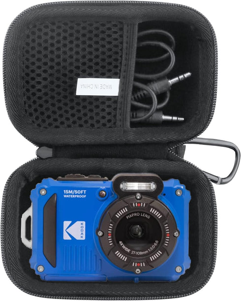 JINMEI Hard EVA Carrying Case for Kodak PIXPRO WPZ2 Waterproof Digital Camera (Black)
