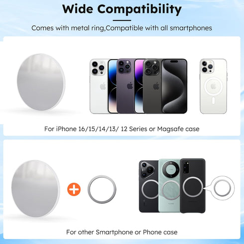 VRIG Direct 17/16/15/14/13 VRIG Magnetic Selfie Mirror for Back Camera,Convex Mirror Phone Rear Camera Selfie