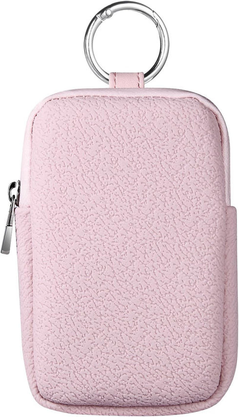 MUQING Hand Sanitizer Spray Zipper Bag, Silicone Mini Hand Spray Holder with
