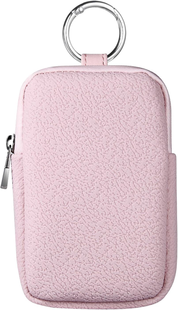 MUQING Hand Sanitizer Spray Zipper Bag, Silicone Mini Hand Spray Holder with