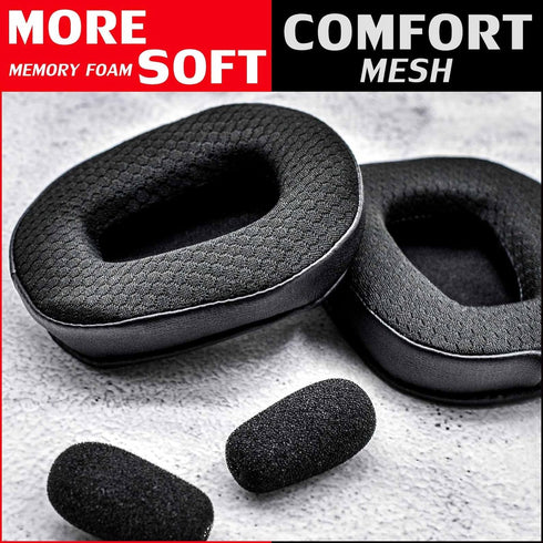Ear Pads Compatible with B450-XT B550-XT Headset, Microphone Foam with Cooling Gel Breathable Mesh