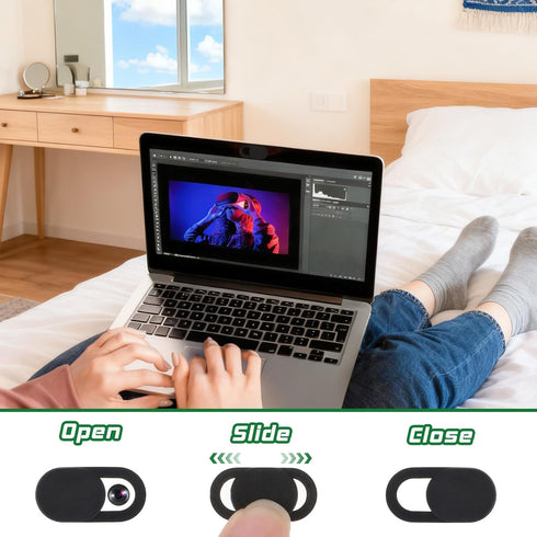 Giantree 30Pcs Camera Cover, Webcam Cover, Camera Privacy Covers Slide, Phone Laptop Cameras Covering Slide, Webcam