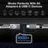 UseBean USB C Cable 240W 6.6FT, USB 3.2 Gen2 Cable for iPhone 15 Pro Max, iPad Pro/Air, MacBook, Galaxy S23