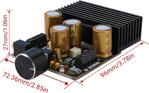 2.1 80W+80W and120W 9-18V 4 DROK Class AB Amplifier, Channel Stereo Pure Bass Audio Amplifier Board