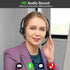Corded RJ9 Telephone Headset with Microphone Noise Cancelling Compatible with Polycom Avaya Fanvil AudioCodes ShoreTel Nortel Norstar Zultys Toshiba NEC Landline Deskphones etc
