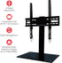 Ematic 22-55-Inch Universal Table Top TV Stand for LCD Screens with Tempered Glass Base