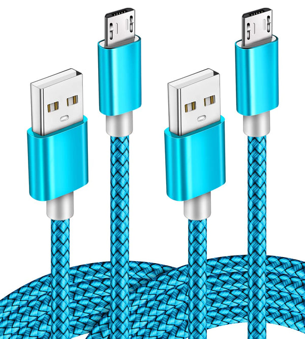 2pack 3.5ft Micro USB Cable Android Fast Charger Power Cord for Samsung S7/S6, Note 5/4, Galaxy J7/J3, Kindle Tablets