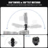 VILTROX Camera Monitor Mount with Cold Shoe, 360° Swivel and 180° Tilt Adjustable for 5" & 7" Field Monitors