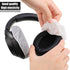200 Pieces Disposable Non-Woven Earpad Covers for Headphones - Sanitary Headphone Ear Cover (White, M, 8 cm/3.1 Inch)